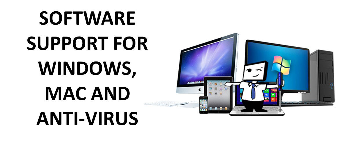 Software Support For Windows Mac And Anti-Virus